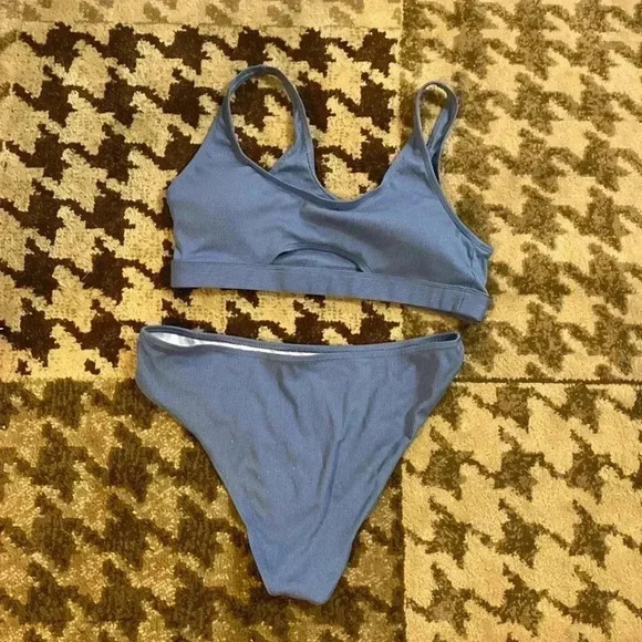 Blue Swimsuit - Picture 2 of 4
